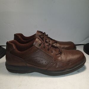 Nunn Bush Men's Brown Lace-Up Athletic Casual Shoes